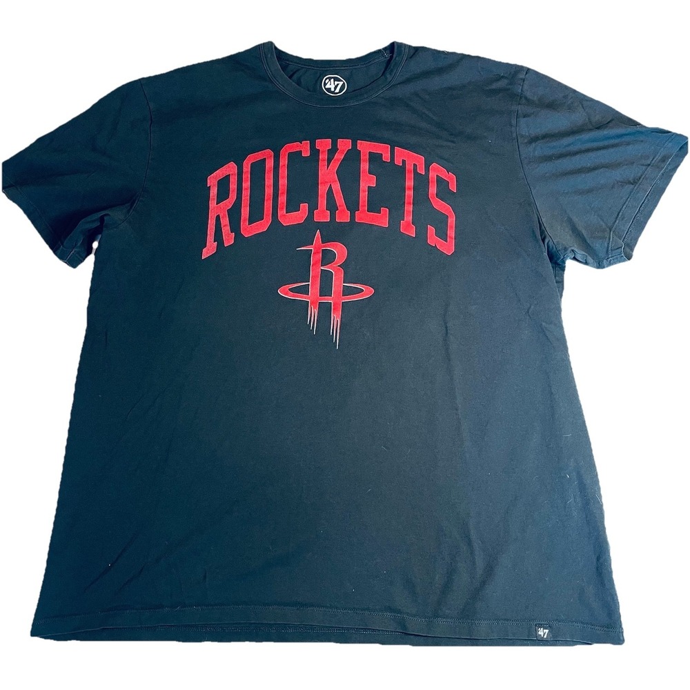 Houston Rockets 47‎ Logo T-Shirt Black Men's XXL